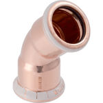 Curva 45° hembra - hembra Geberit d12